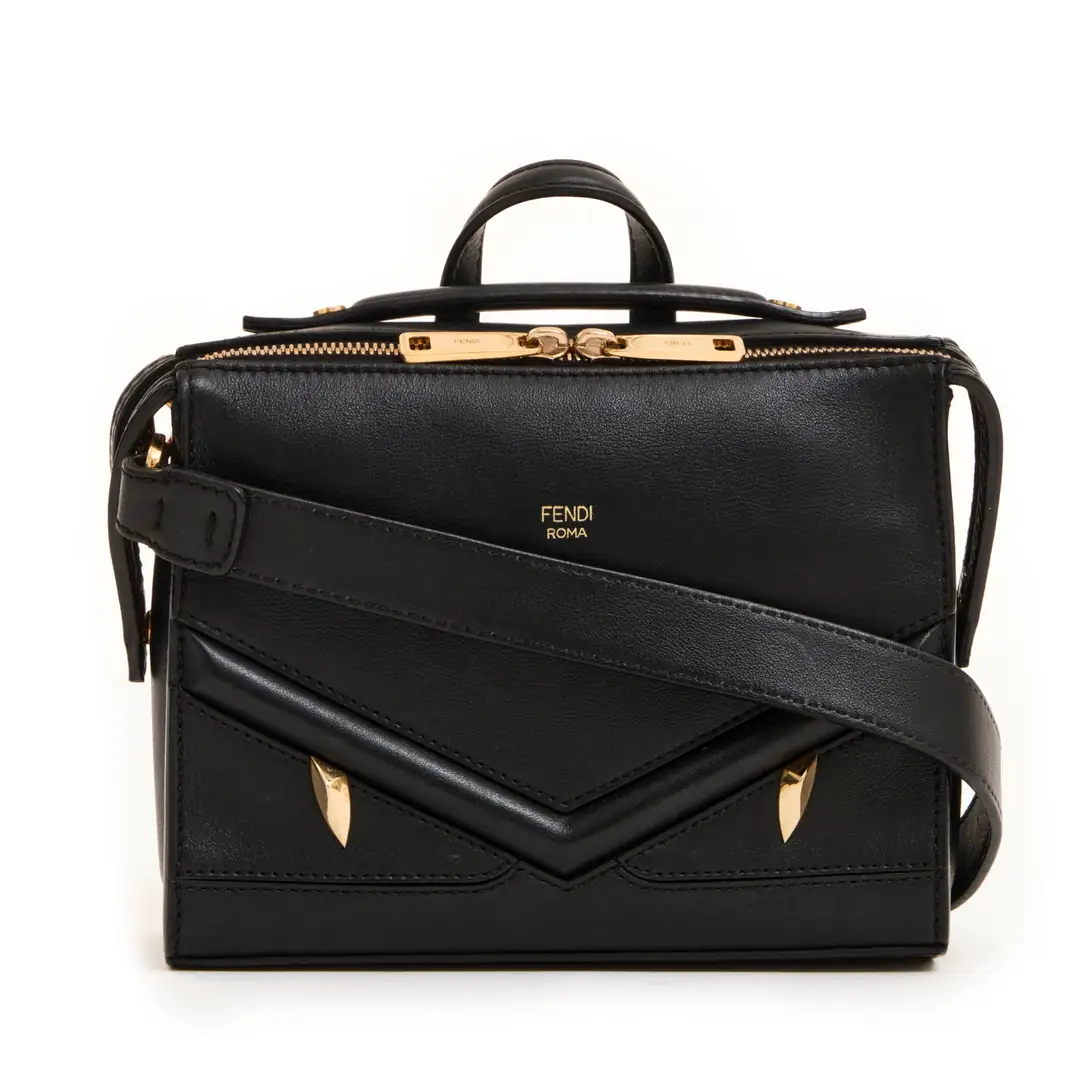 Fendi – Siyah Monster Eye Small Çanta - Authentic Seconds