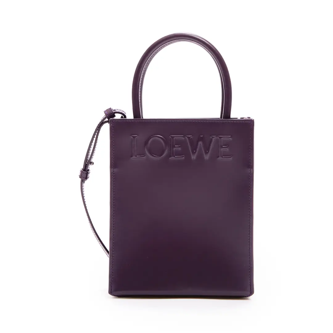 Loewe - Mor 'A5' Deri El Çantası - Authentic Seconds