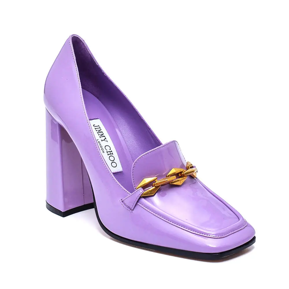 正規品JIMMY CHOO Jimmy Choo Lila Zincirli Topuklu Ayakkabı / 38 - Authentic Seconds