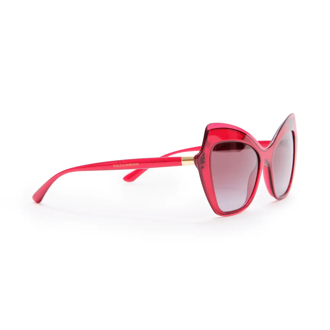 Dolce Gabbana Red Cat Eye Sunglasses