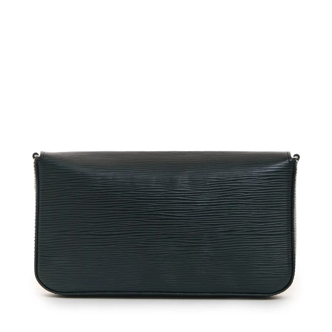 Louis Vuitton - Siyah Epi Deri Felicie Clutch - Authentic Seconds