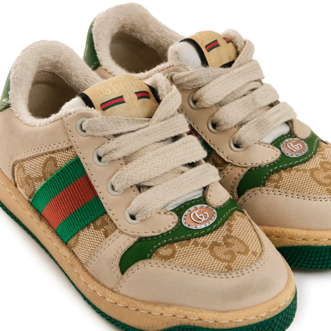 Gucci Kids - GG Supreme Sneaker / 23 - Authentic Seconds