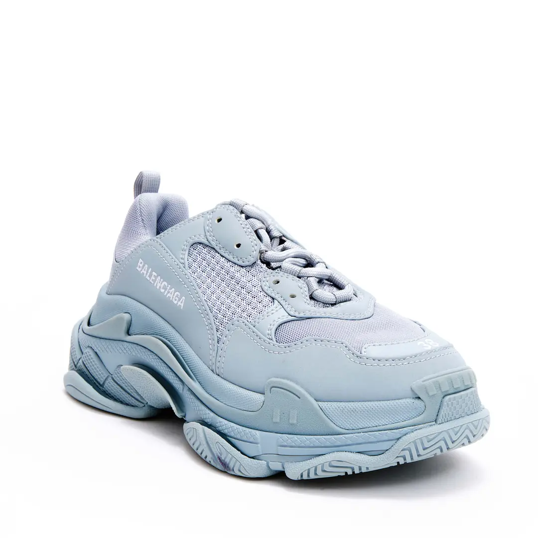 Balenciaga Balenciaga - Gri Triple S Deri Sneaker / 38 | Authentic