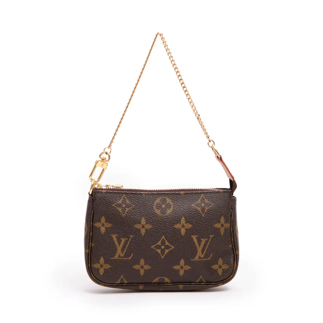 Louis Vuitton Louis Vuitton - Monogram Canvas Mini Pochette Çanta