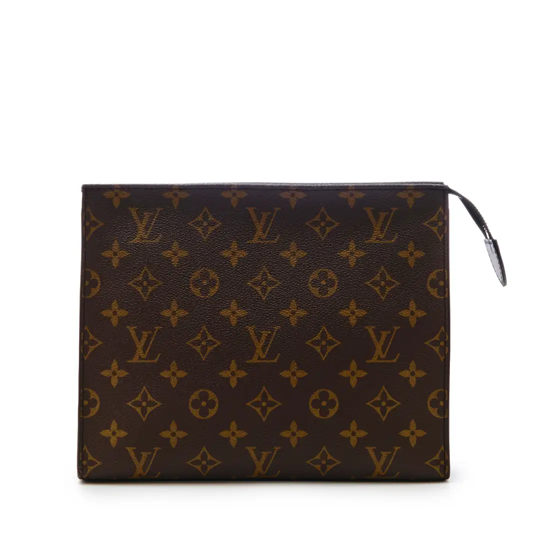 バッグ Louis Vuitton Monogram Pouch 26 Louis Vuitton - Monogram Canvas Toiletry Pouch 26 Clutch Çanta