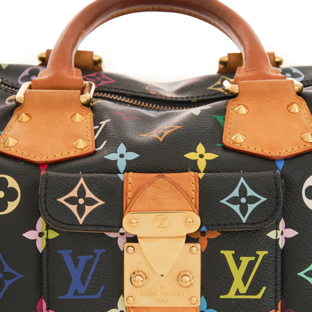 Louis Vuitton - Siyah Multicolor Monogram Canvas Speedy 30 Çanta