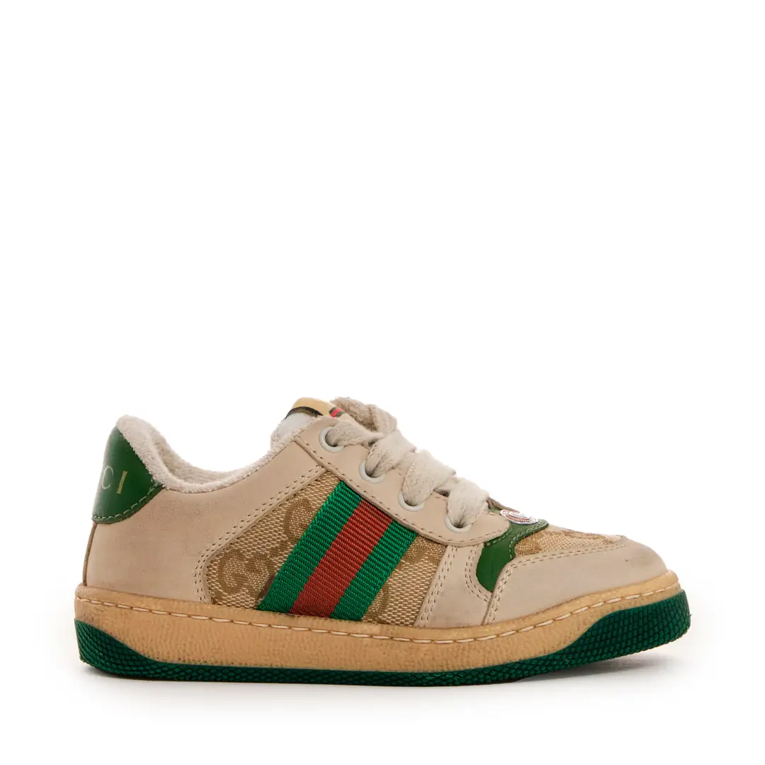 Gucci Kids - GG Supreme Sneaker / 23 - Authentic Seconds