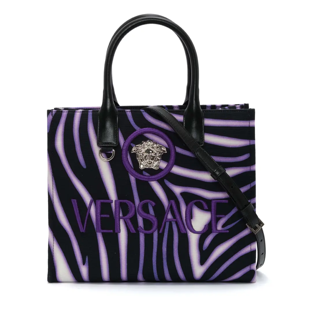 Versace Mor 'La Medusa' Small Tote Çanta - Authentic Seconds