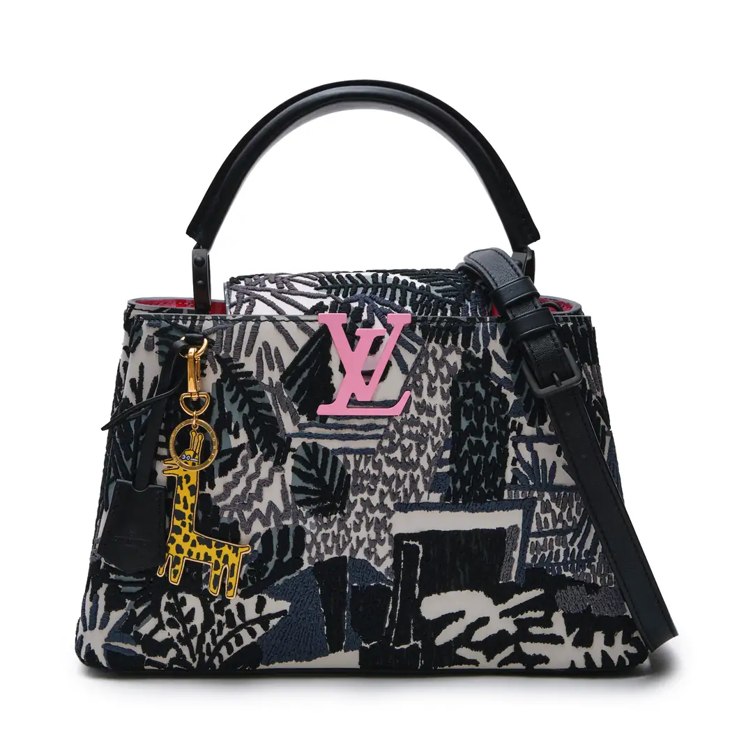 Louis Vuitton X Jonas Wood - Noir Stitched Calfskin Limited
