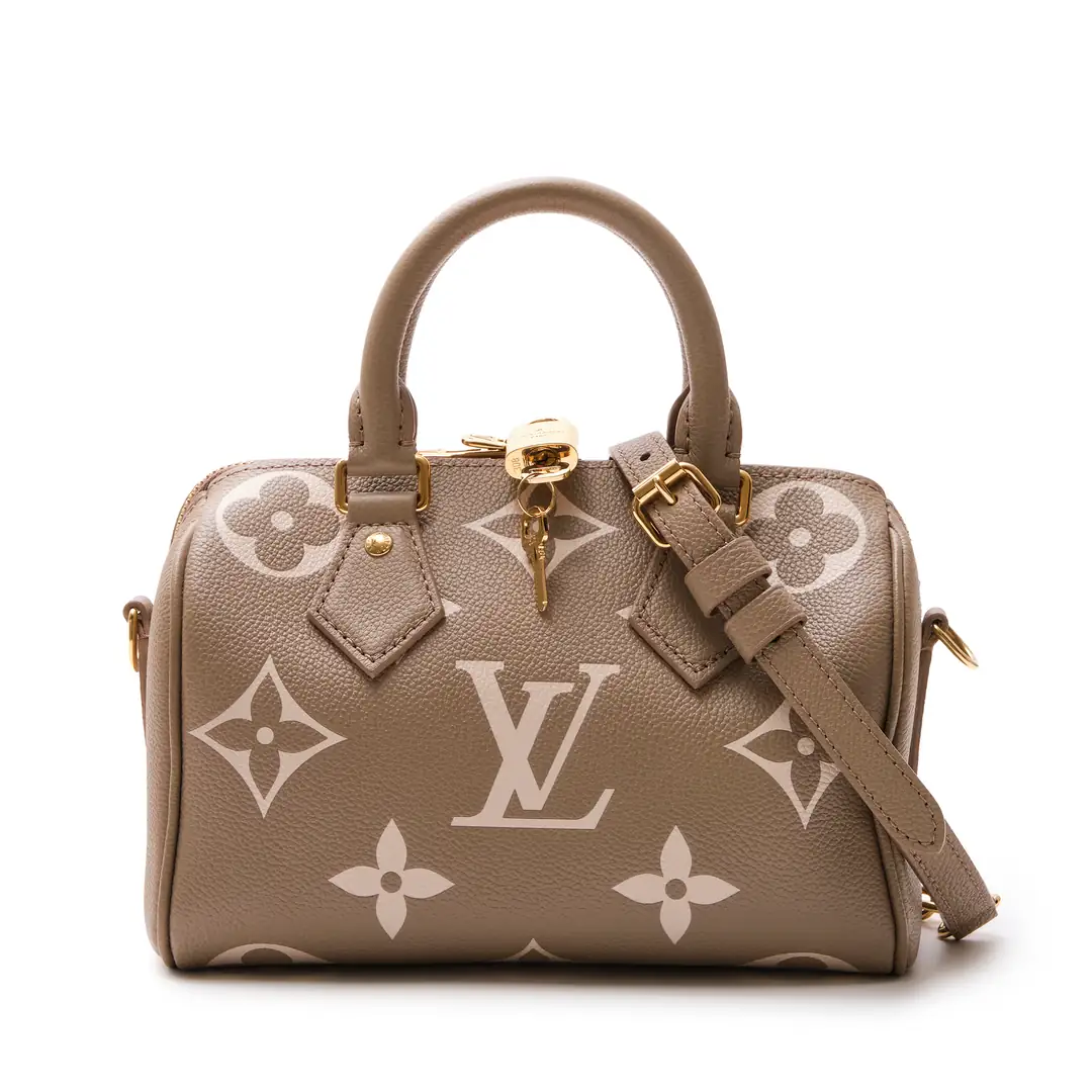 Louis Vuitton - Bicolor Monogram Empreinte Speedy Bandouliere 20