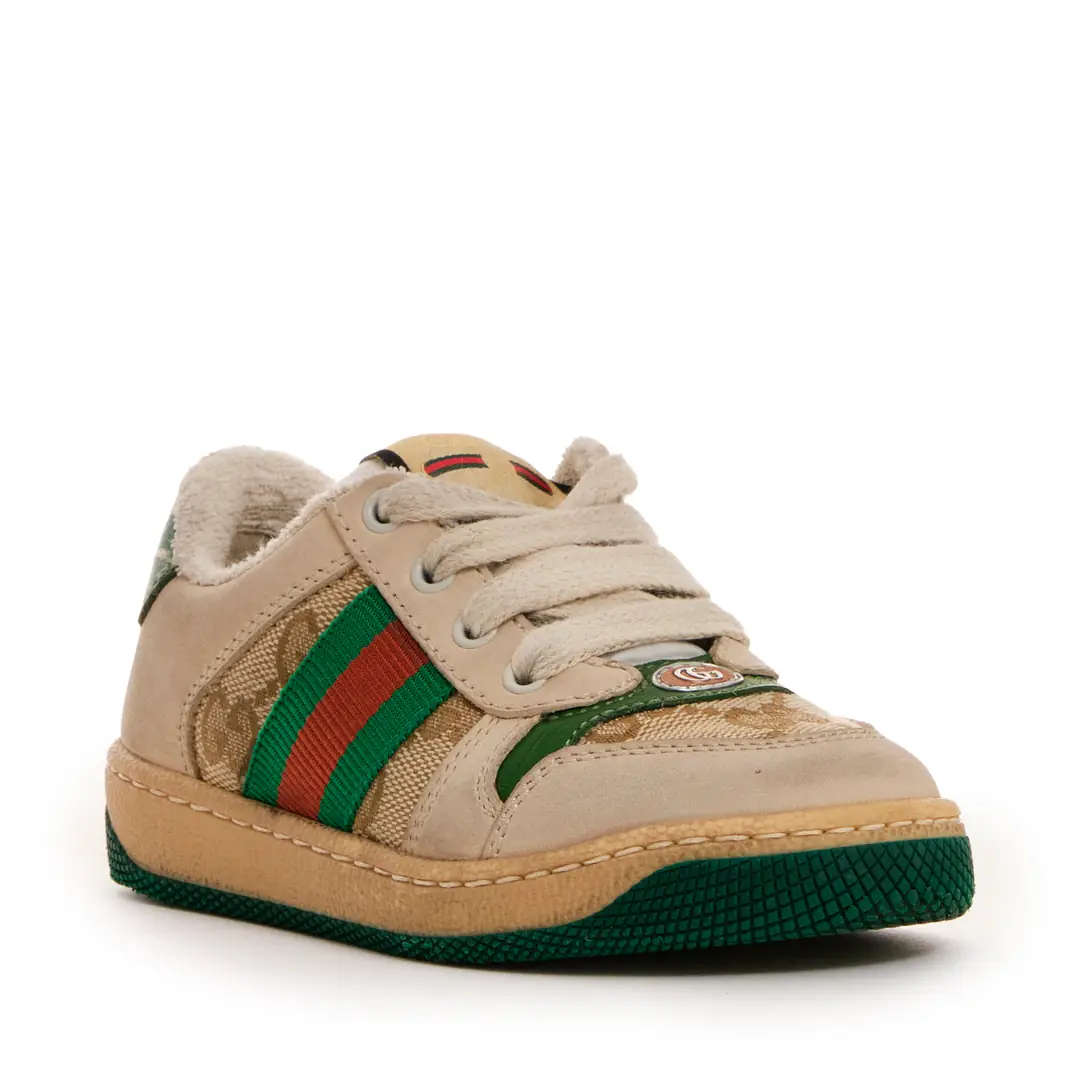 Gucci Kids - GG Supreme Sneaker / 23 - Authentic Seconds