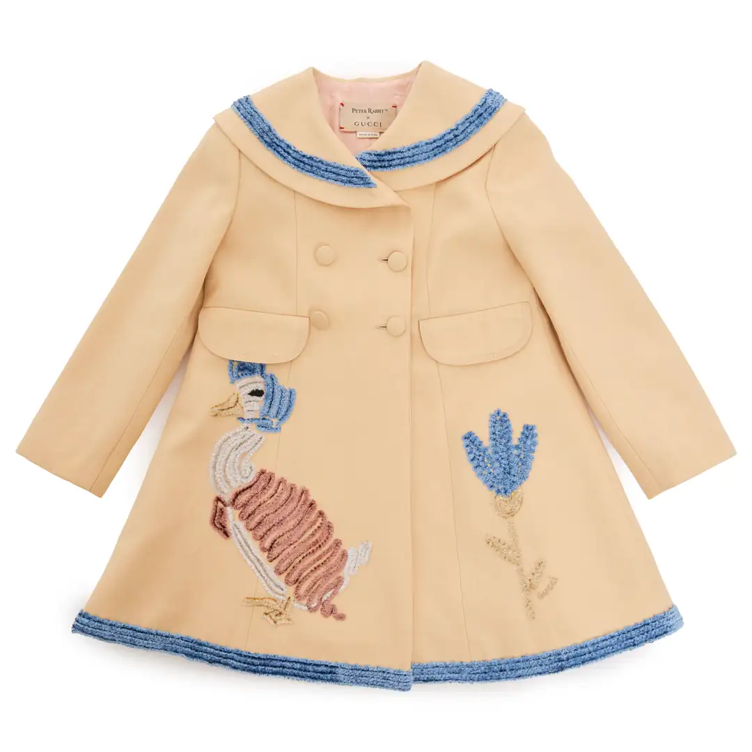 Gucci Kids - X Peter Rabbit Camel Limited Edition Coat / 4age