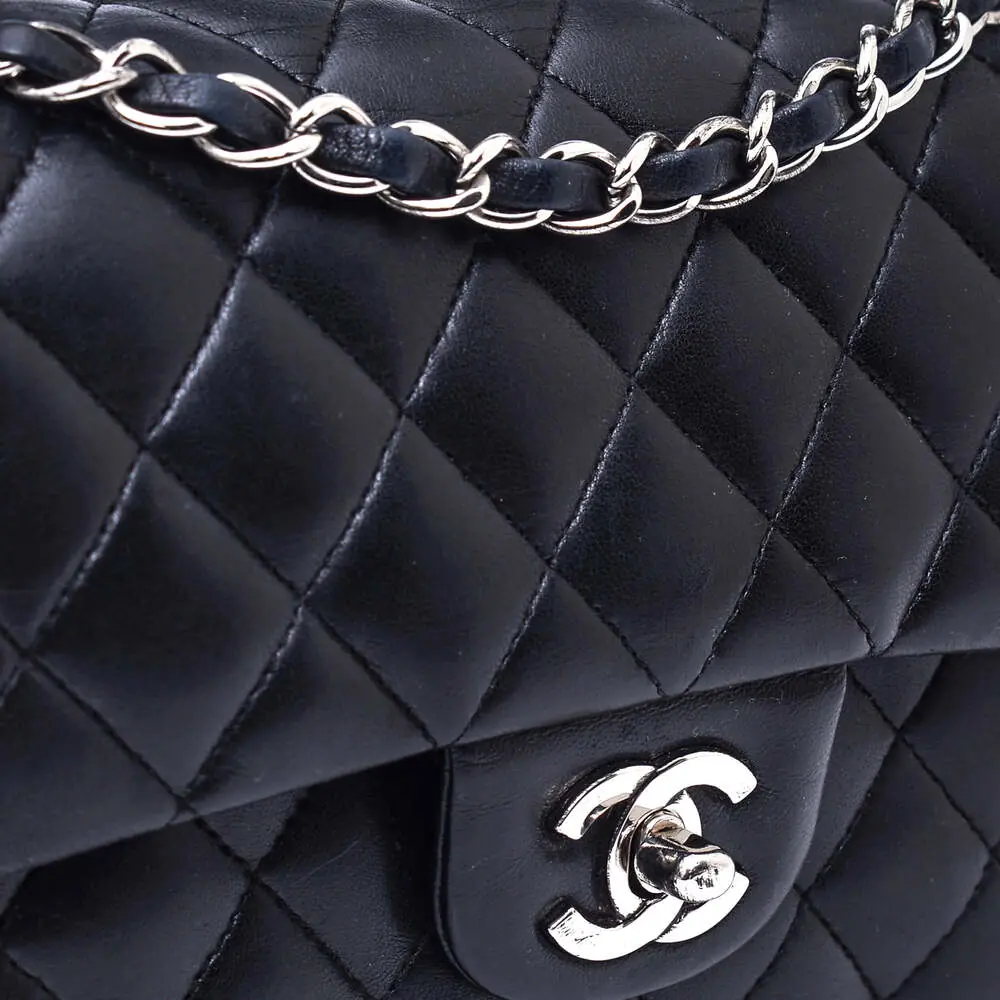 Chanel - Siyah Klasik 11.12 Double Flap Deri Çanta - Authentic Seconds