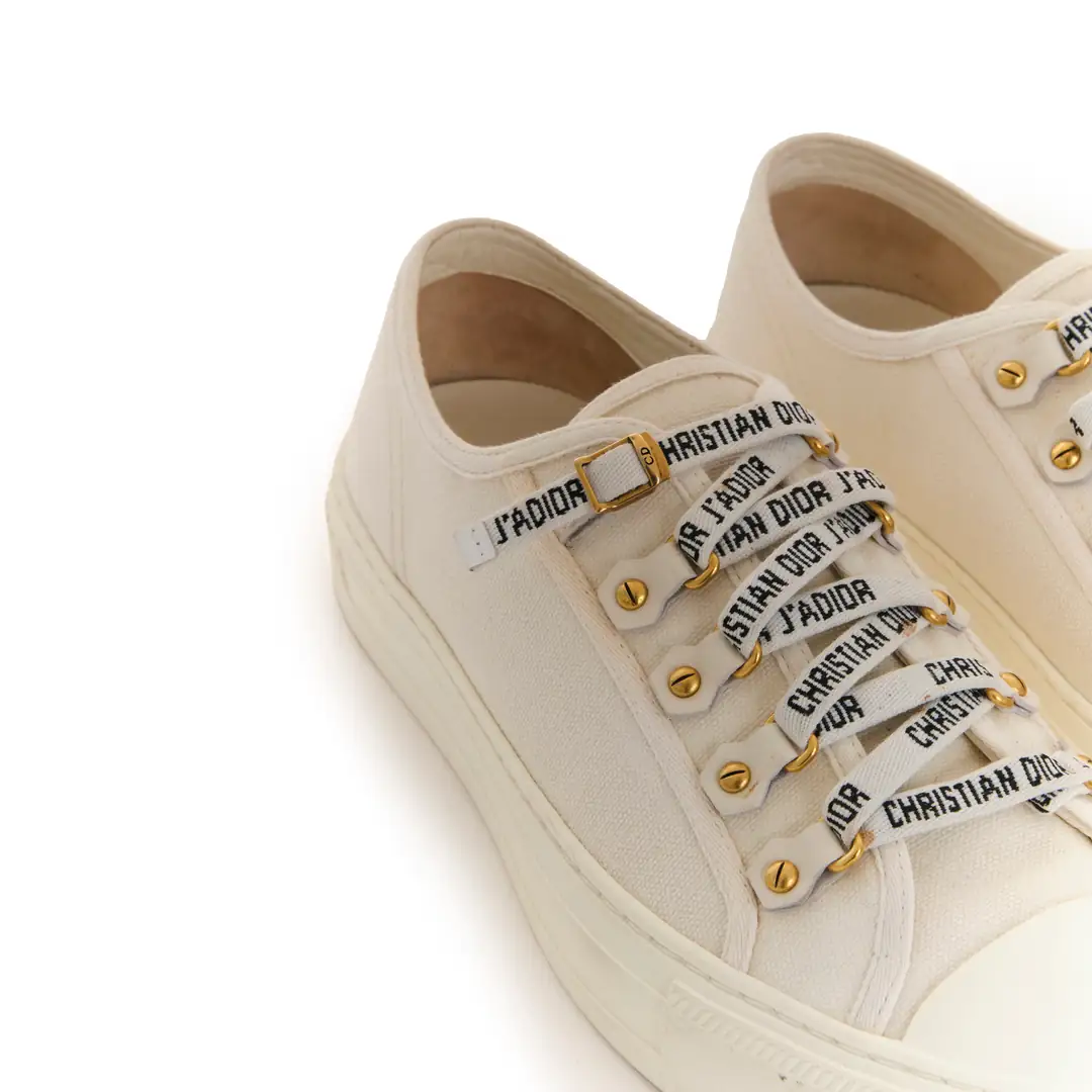 Christian Dior - Beyaz J'aDior Sneaker / 39 - Authentic Seconds