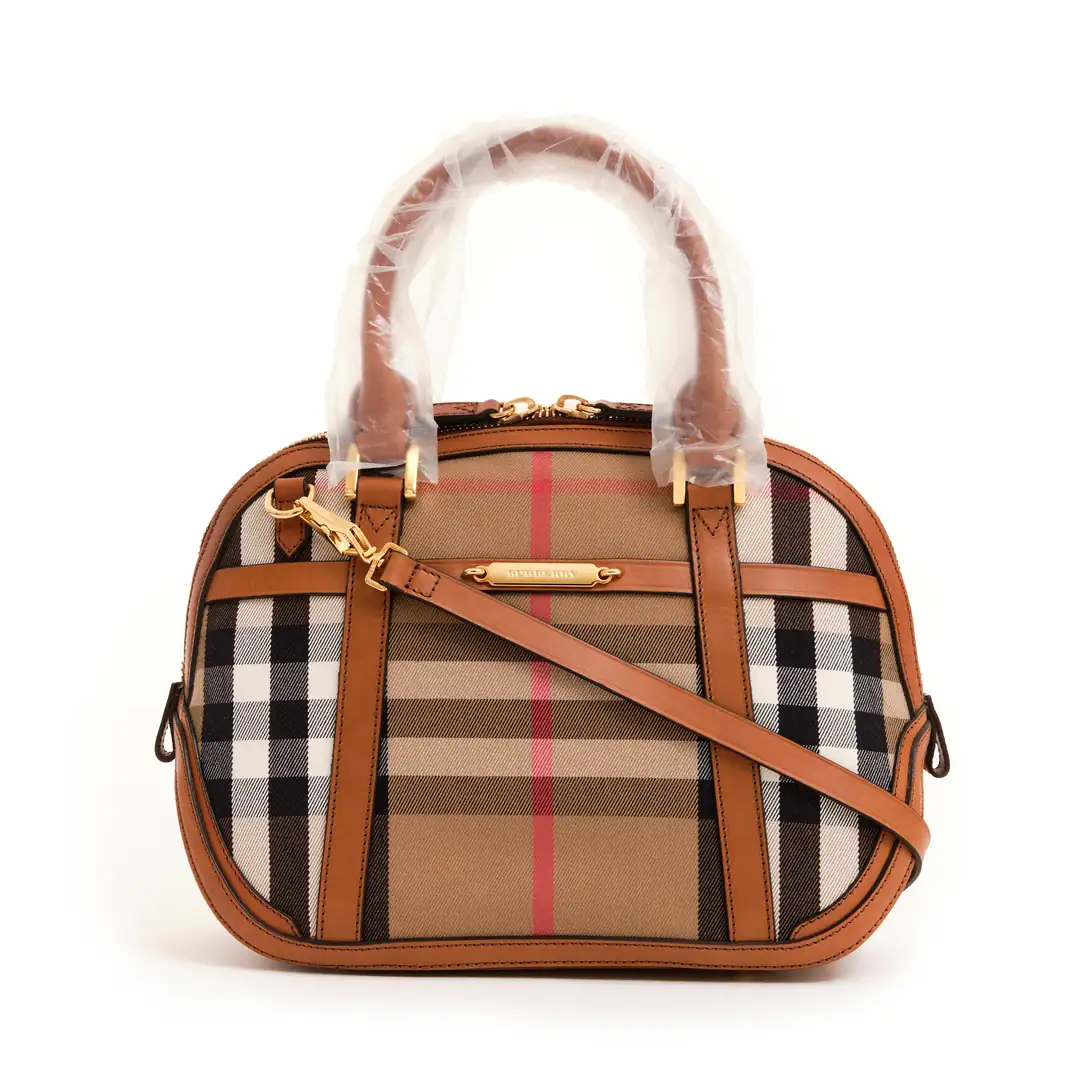Burberry - Iconic Check Orchard Medium Çanta - Authentic Seconds