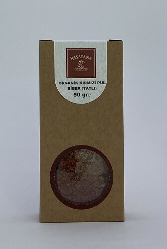 ORGANİK KIRMIZI PUL BİBER (TATLI) 50 GR
