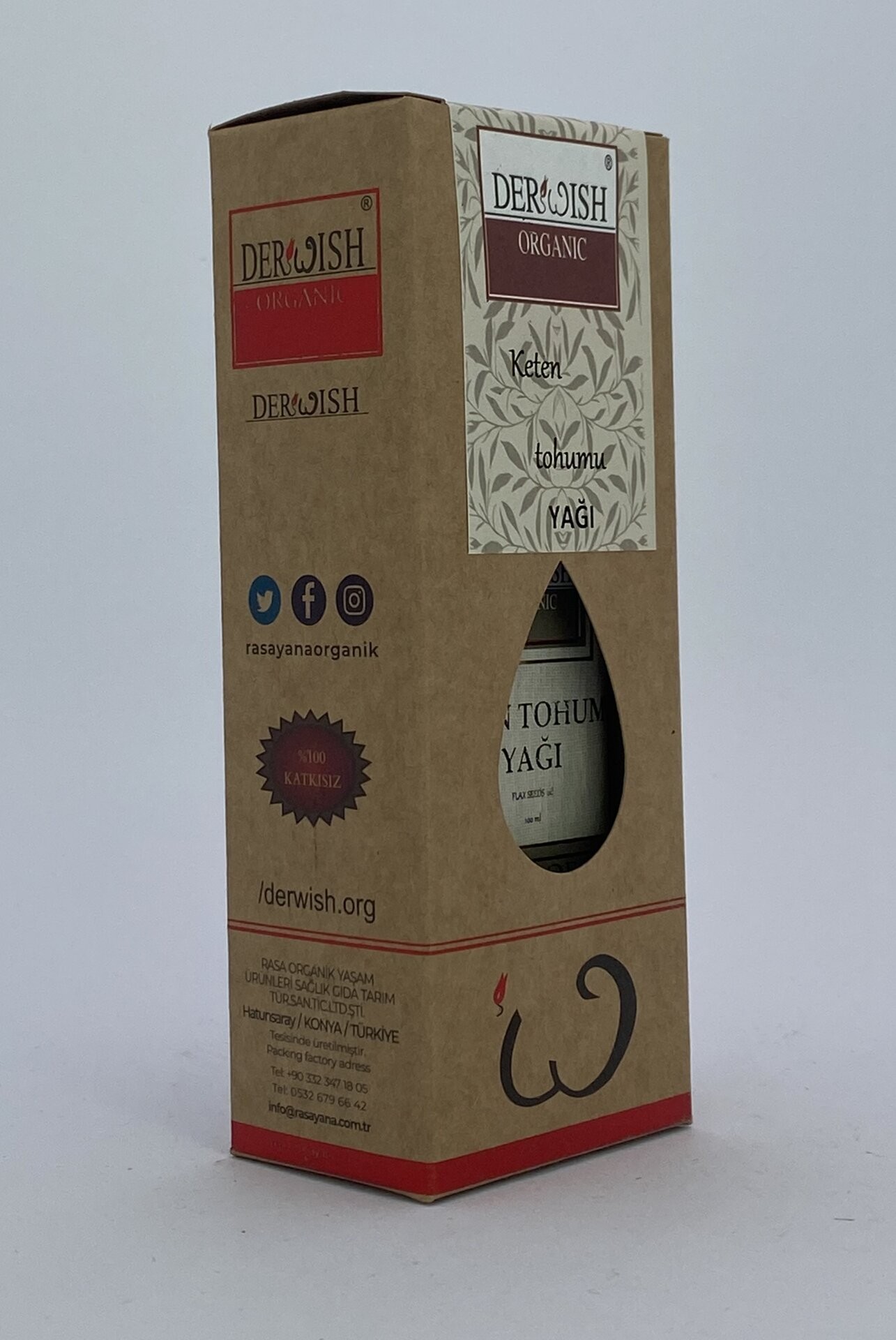 ORGANİK KETEN TOHUMU YAĞI 100 ML