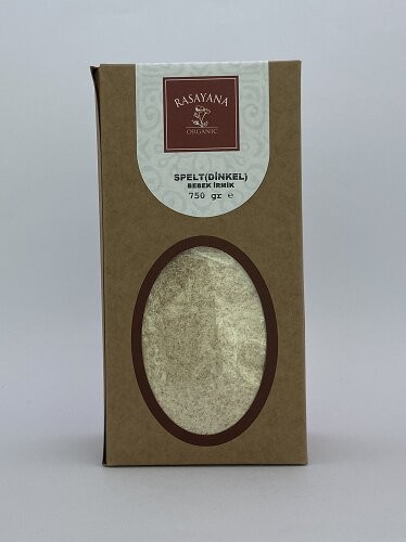 ORGANİK (DİNKEL-SPELT) KAVUZLU BEBEK İRMİK 500 GR