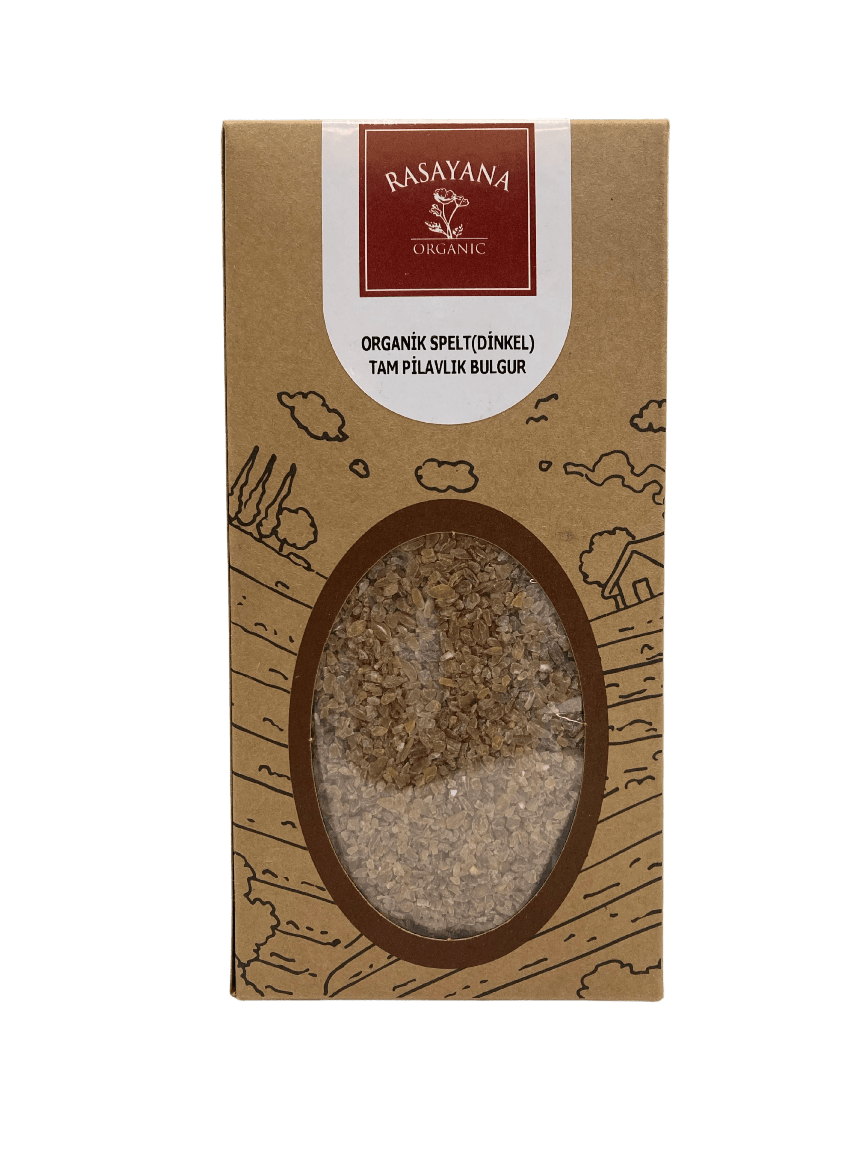 ORGANİK (DİNKEL-SPELT)KAVUZLU TAM PİLAVLIK BULGUR 750 GR