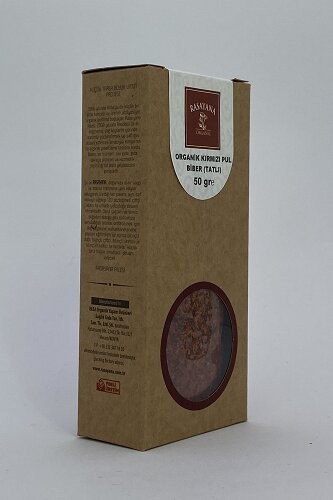 ORGANİK KIRMIZI PUL BİBER (TATLI) 50 GR