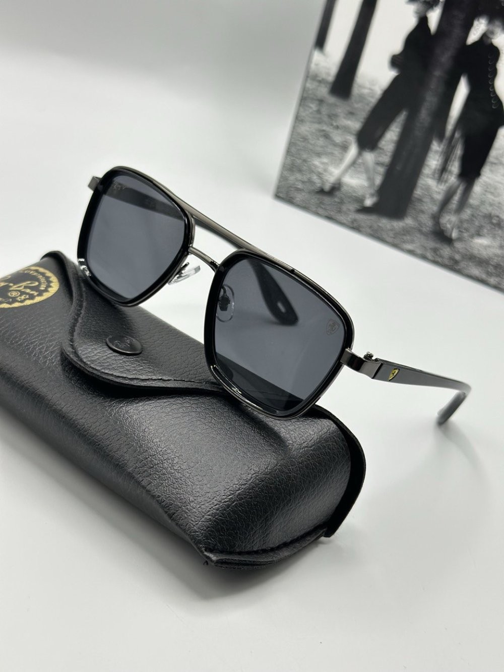 Rayban Ferrari Siyah İthal Unisex Güneş Gözlüğü 