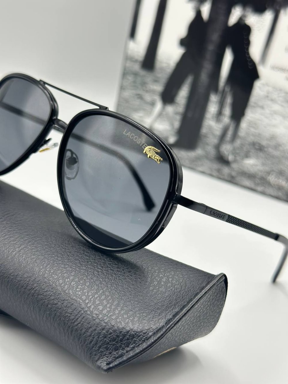 Lacoste Siyah İthal Unisex Güneş Gözlüğü  
