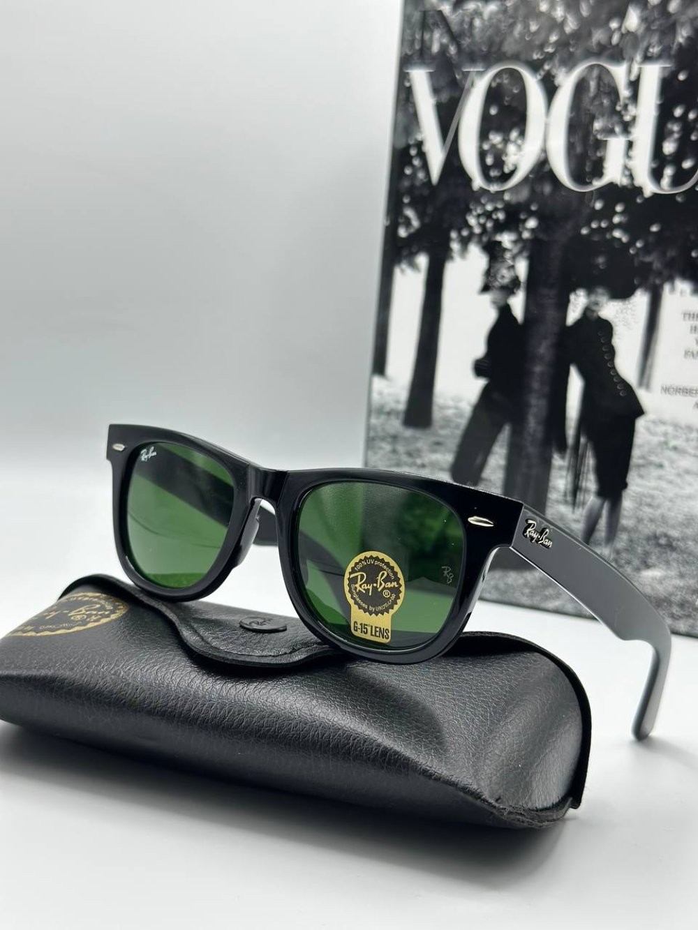 Rayban Wayfarer 2140 Yeşil Cam Unisex Gözlük  