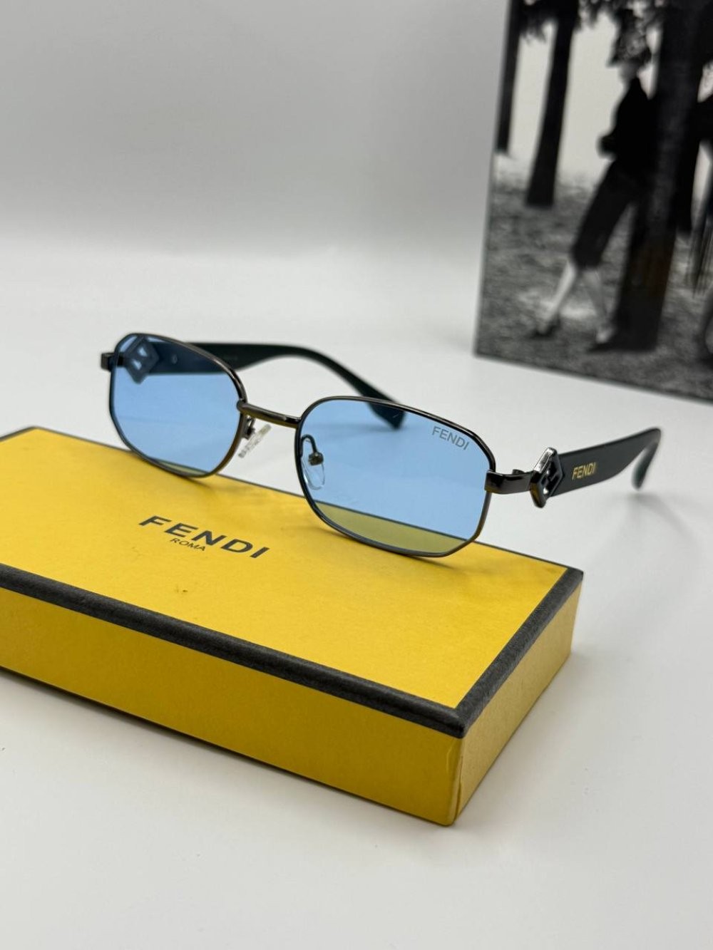 Fendi Mavi İthal Unisex Güneş Gözlüğü  