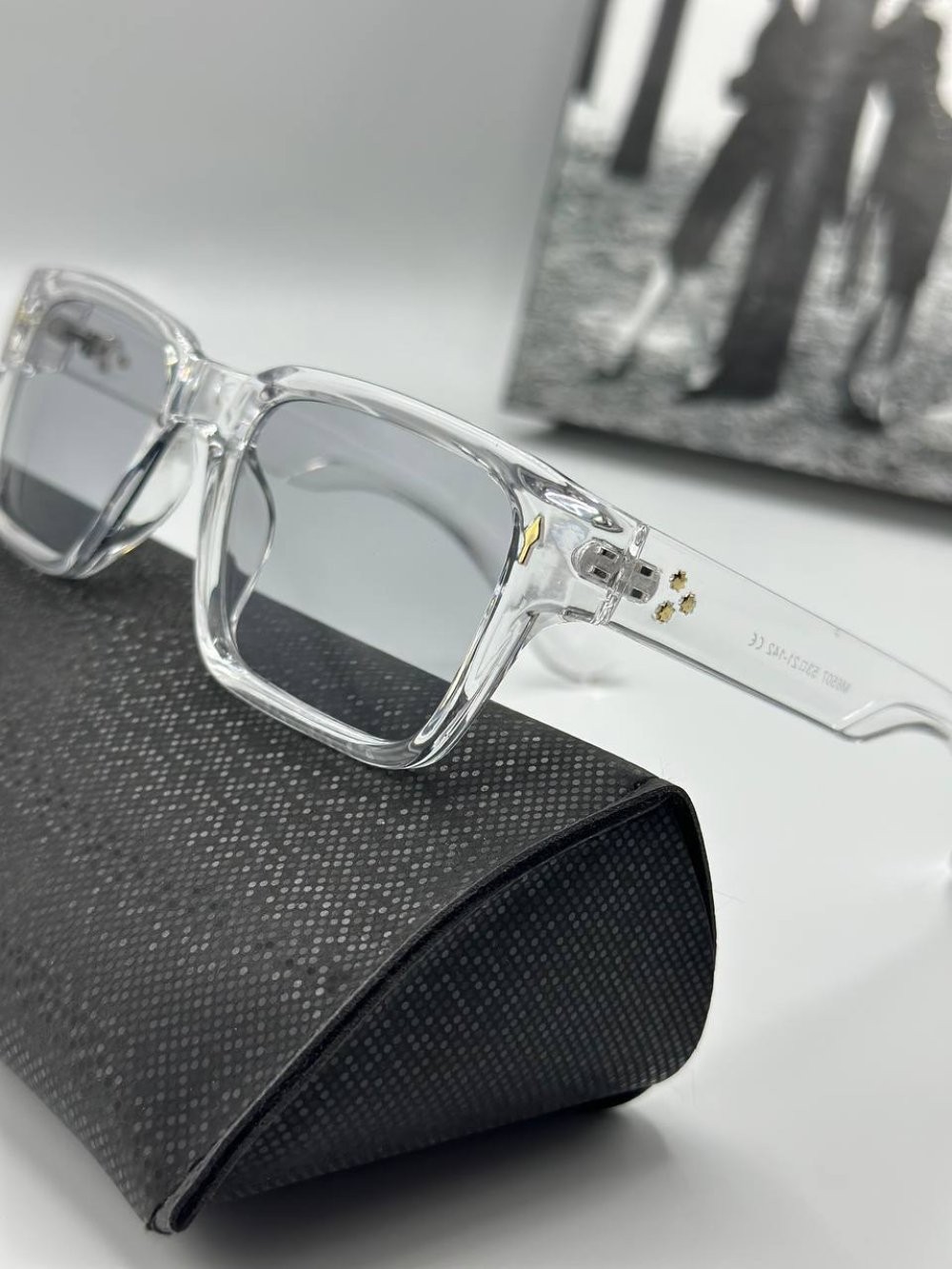 UV-400 Şeffaf İthal Unisex Güneş Gözlüğü  