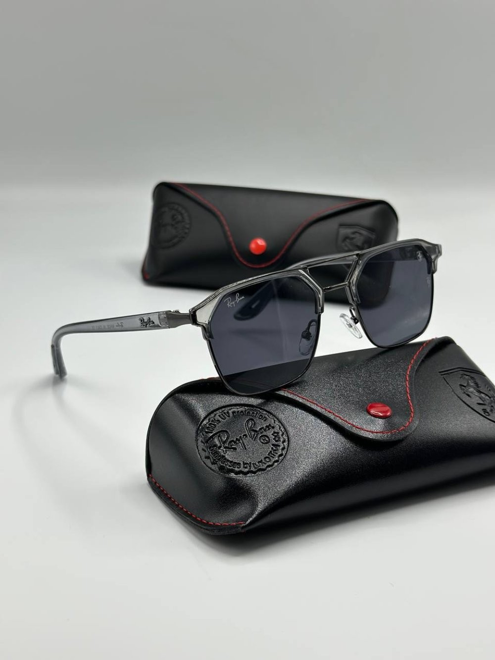 Ray-Ban Scuderia Ferrari Gri Unisex Güneş Gözlüğü  
