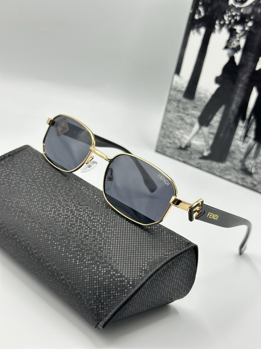 Fendi Gold İthal Unisex Güneş Gözlüğü  