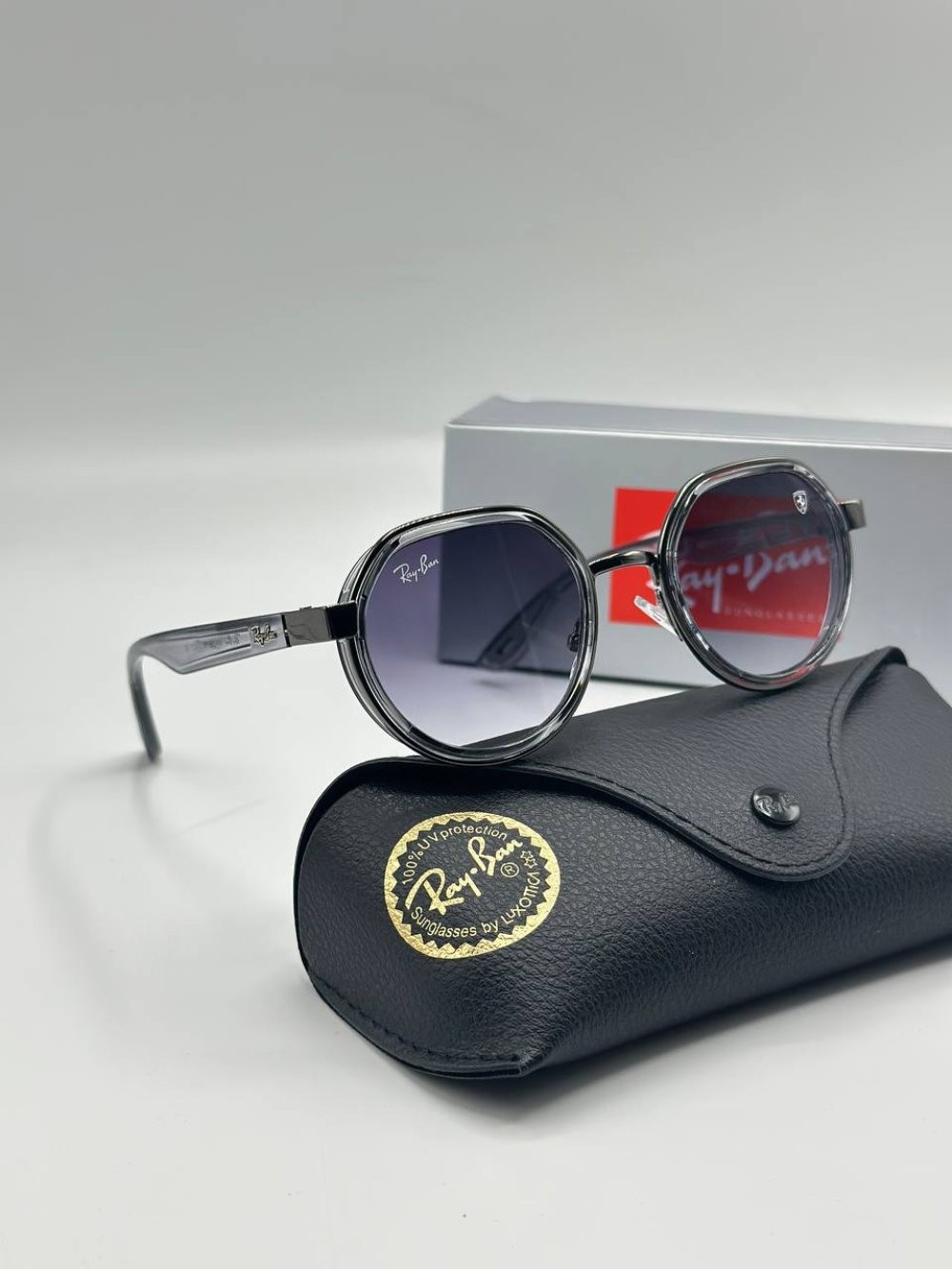 Rayban Gri Hex İthal Unisex Güneş Gözlüğü  