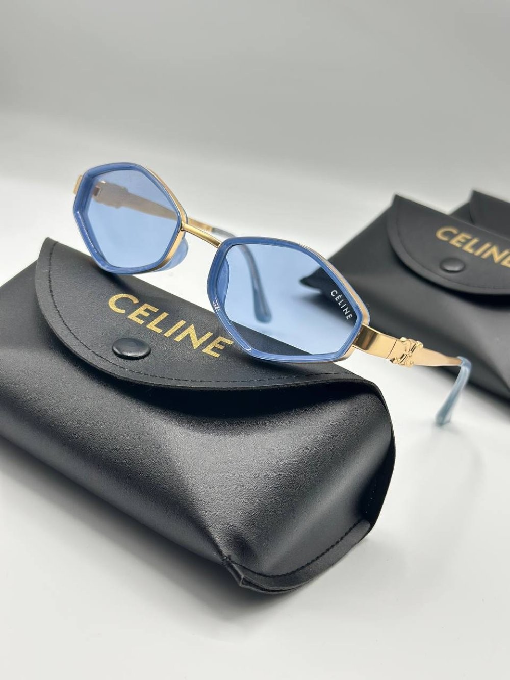 Celine Mavi-Gold Kadın Güneş Gözlüğü 