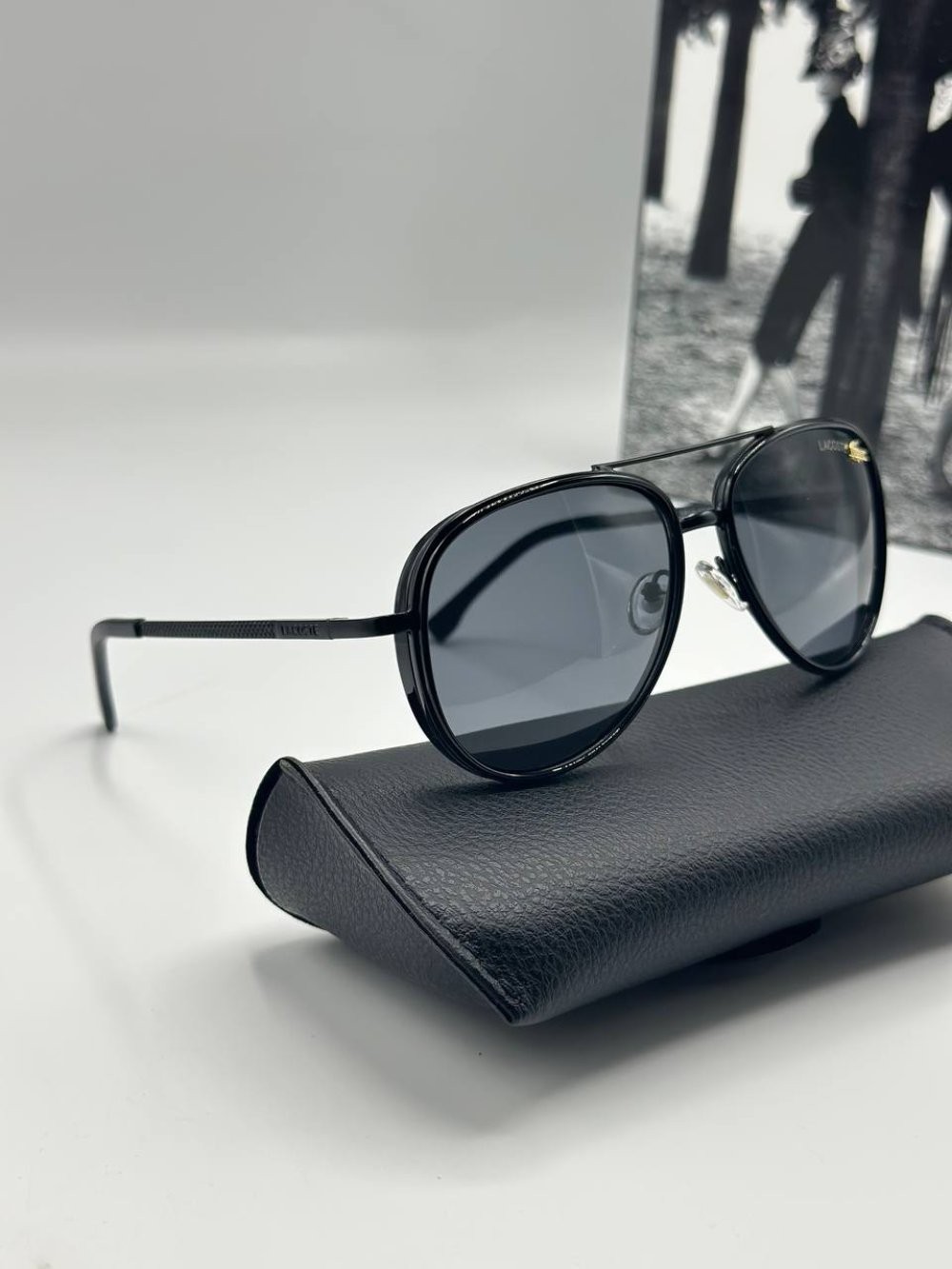 Lacoste Siyah İthal Unisex Güneş Gözlüğü  