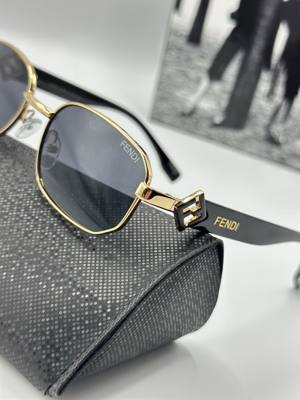 Fendi Gold İthal Unisex Güneş Gözlüğü  