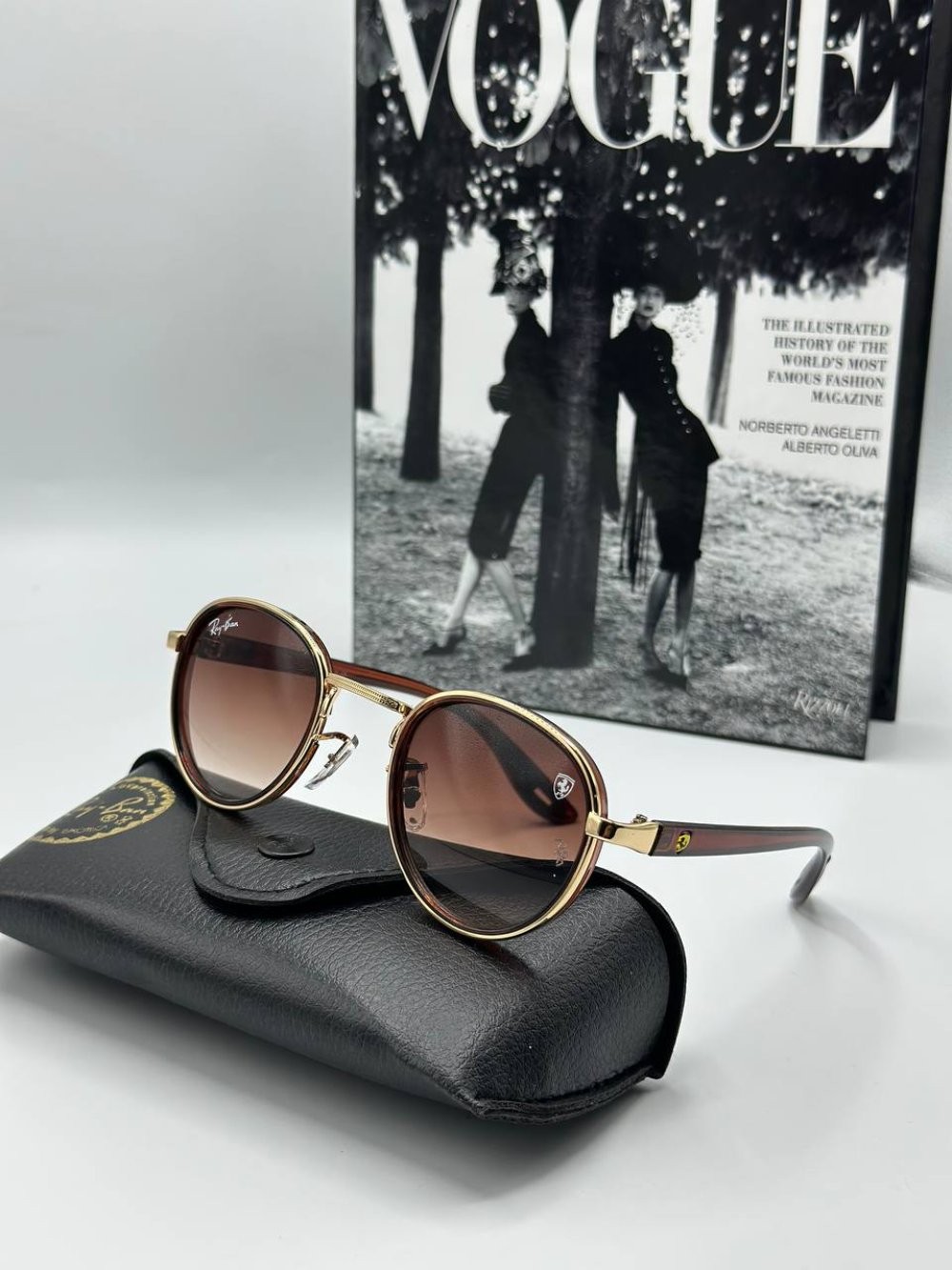 Rayban Round Kahverengi Unisex Güneş Gözlüğü  