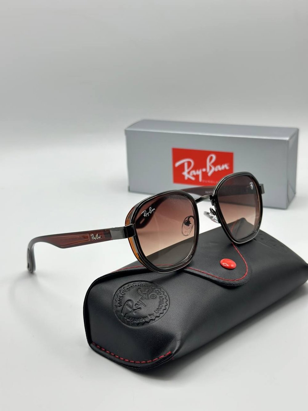 Rayban Ferrari Kahverengi İthal Unisex Gözlük 
