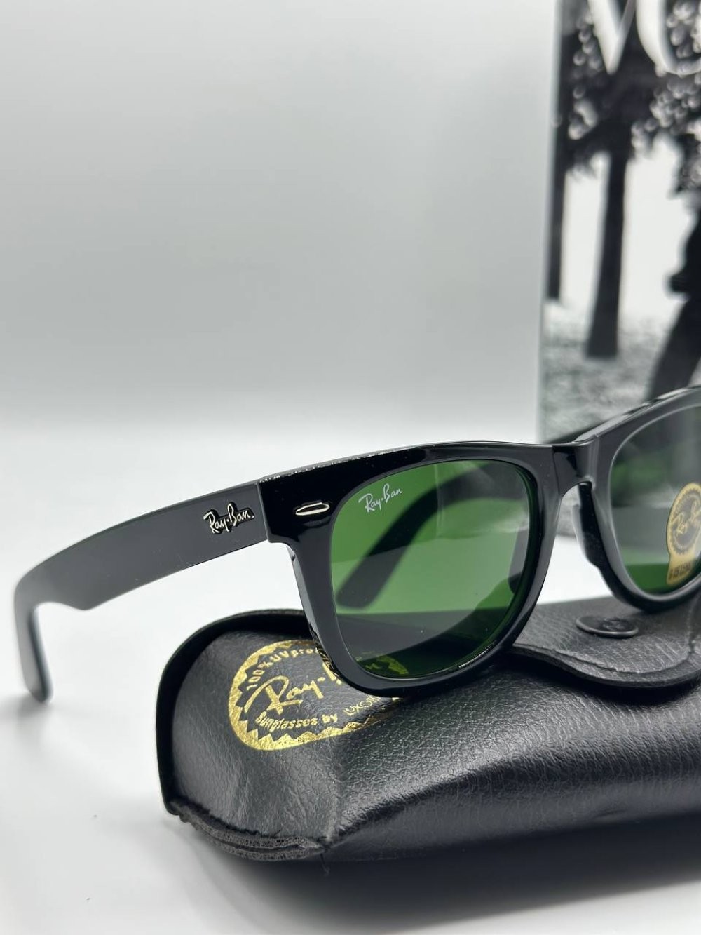 Rayban Wayfarer 2140 Yeşil Cam Unisex Gözlük  