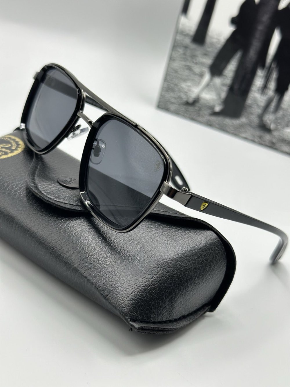 Rayban Ferrari Siyah İthal Unisex Güneş Gözlüğü 