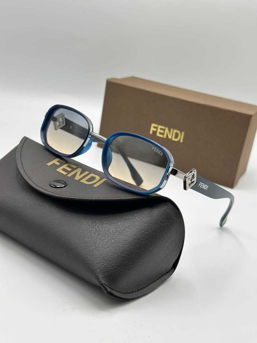 Fendi Unisex Mavi İthal Güneş Gözlük  