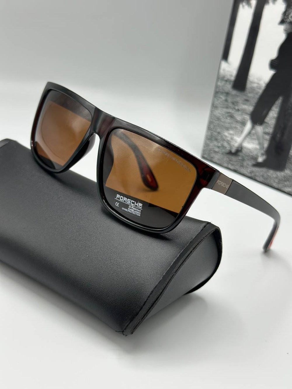 Porsche Design Kahverengi İthal Erkek Güneş Gözlüğü 