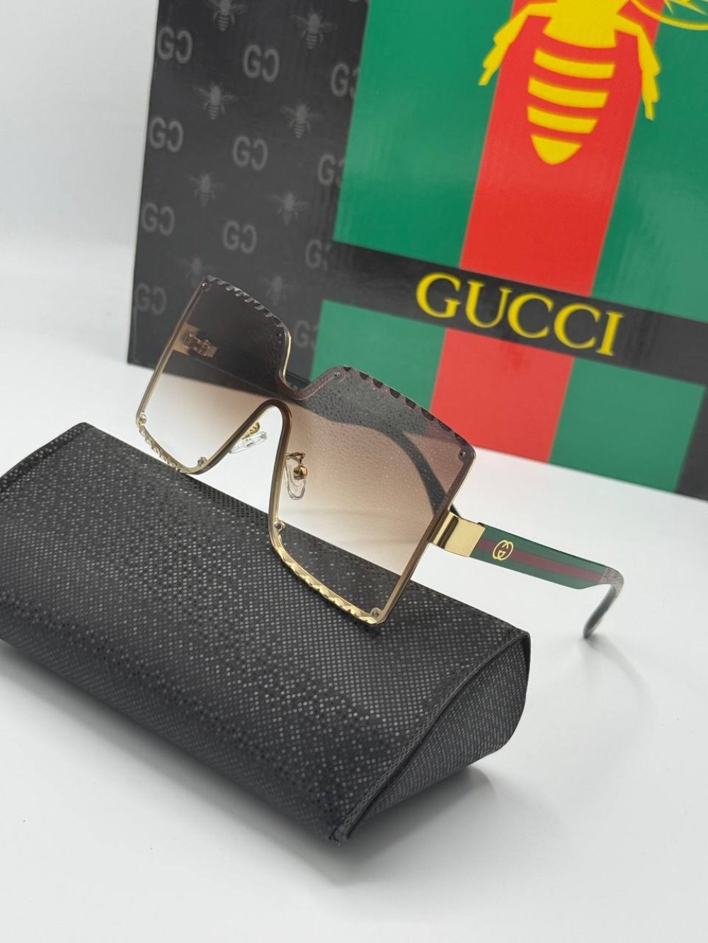 Gucci Kahverengi İthal Kadın Güneş Gözlüğü 