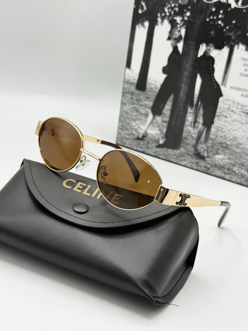 Celine Kahverengi Unisex Güneş Gözlüğü  