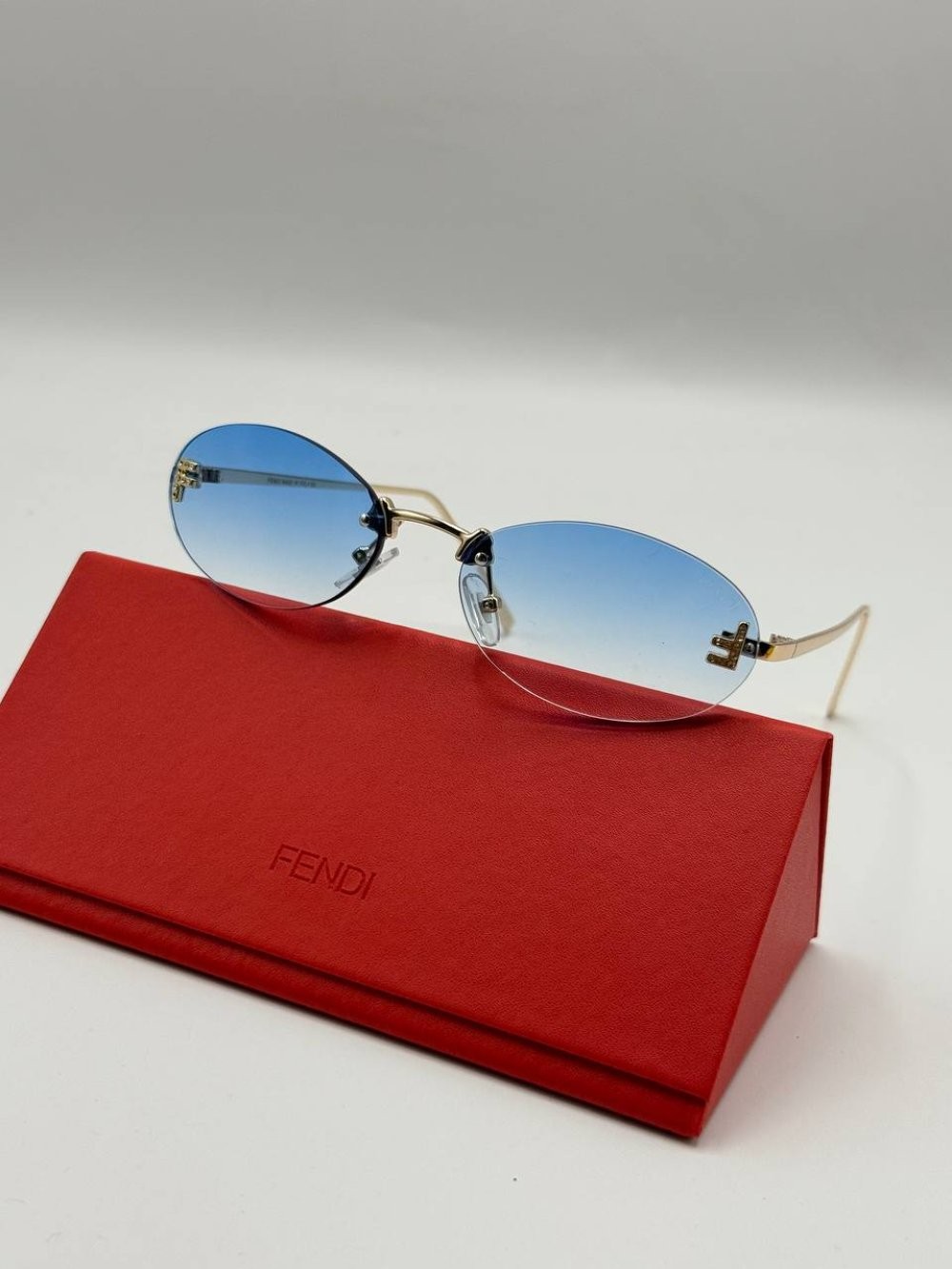 Fendi Mavi Camlı İthal Kadın Güneş Gözlüğü 