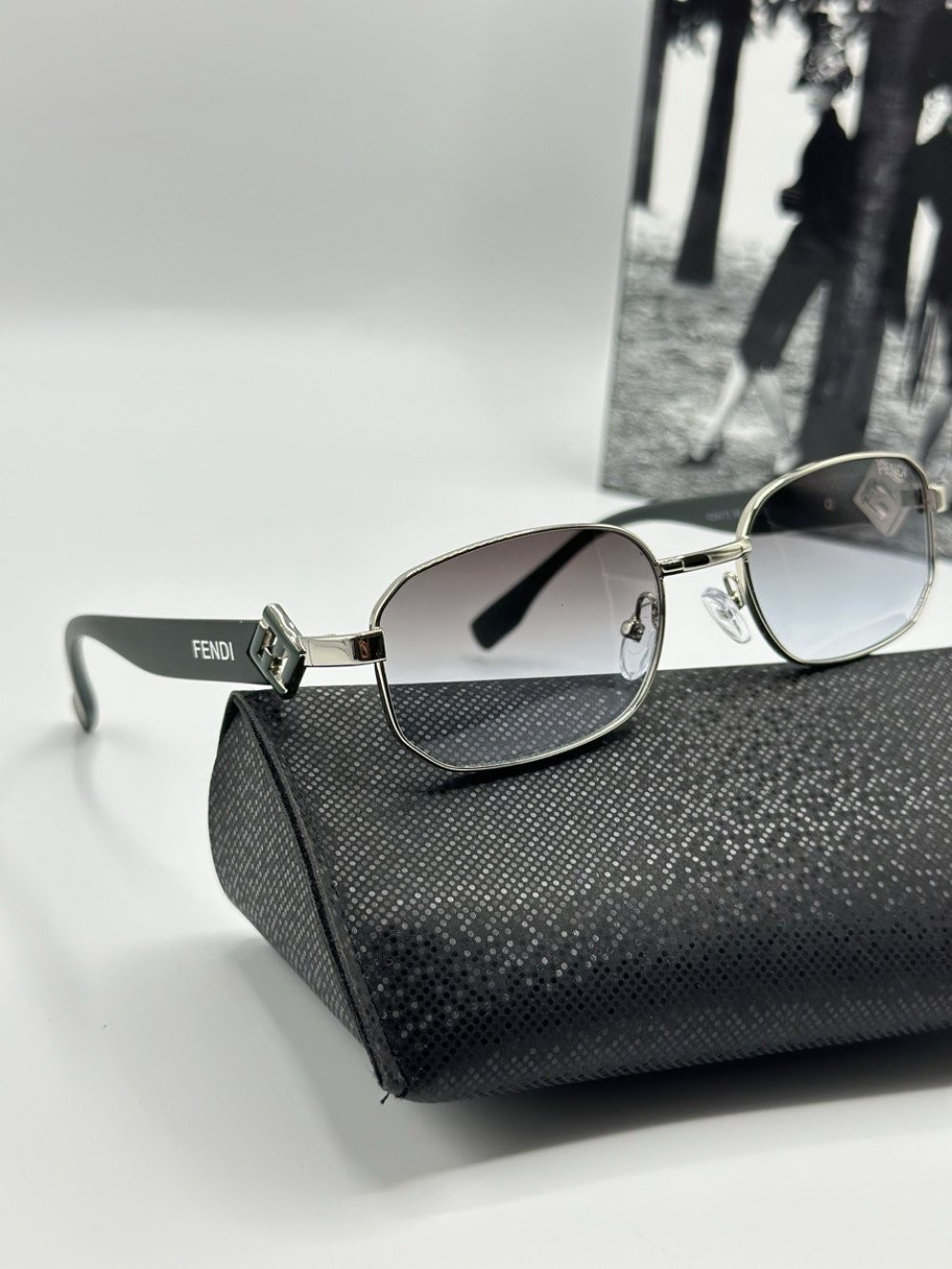 Fendi Gümüş İthal Unisex Güneş Gözlüğü  