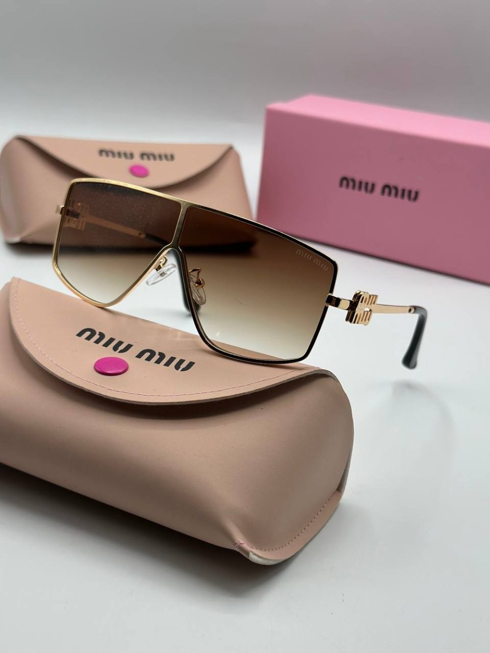 Miu Miu Açık Kahve İthal Kadın Gözlük  