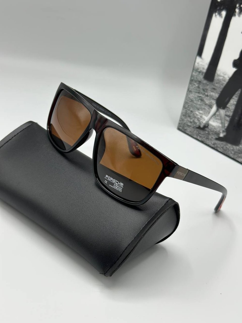 Porsche Design Kahverengi İthal Erkek Güneş Gözlüğü 