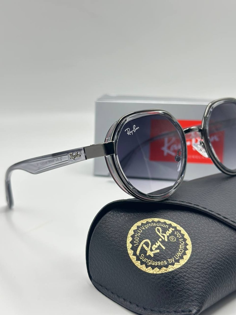 Rayban Gri Hex İthal Unisex Güneş Gözlüğü  