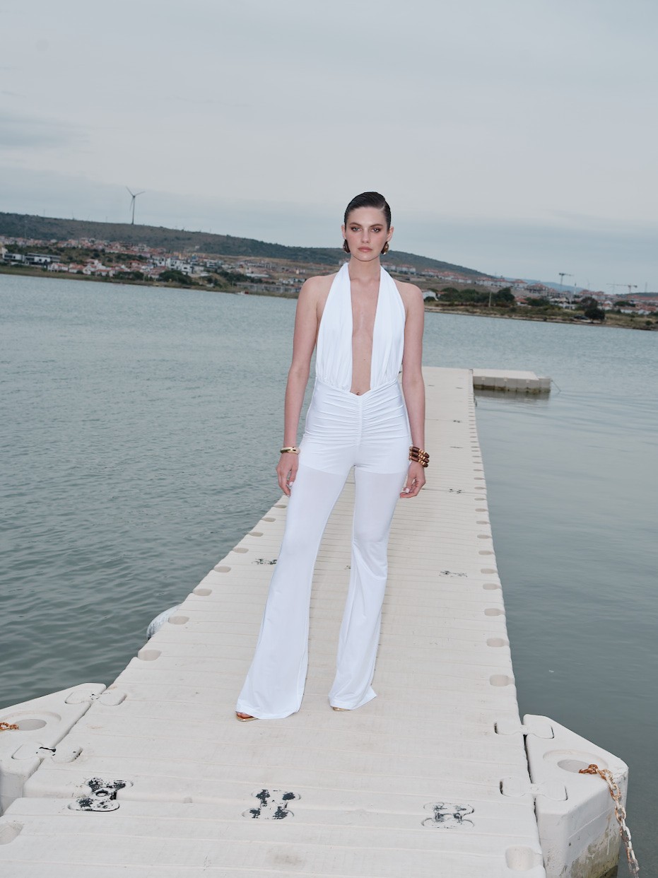 Ines Jumpsuit in White