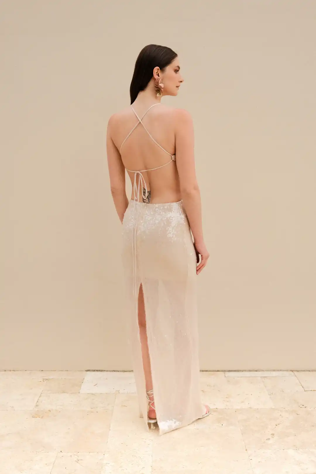 Celeste Sequin Long Dress